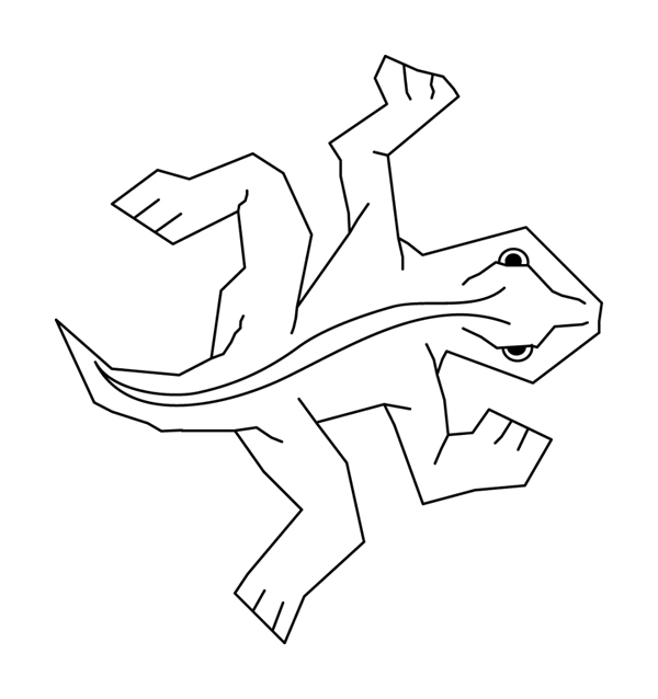 [2008-04-18] MC Escher lizard vector art