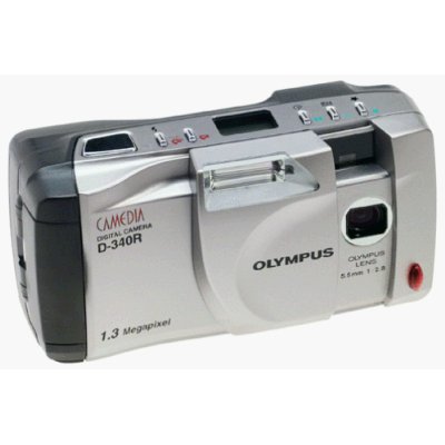 The Olympus D-340R was converted for infrared photography with relative ease.