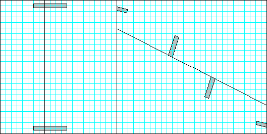 Plan drawn from an American Plywood Association booklet of handyman projects. This design is simpler than my puzzle chair, but also uglier and much less stable. Note that this plan is reproduced from memory; if you intend to build one you'd do well to start with a cardboard model.