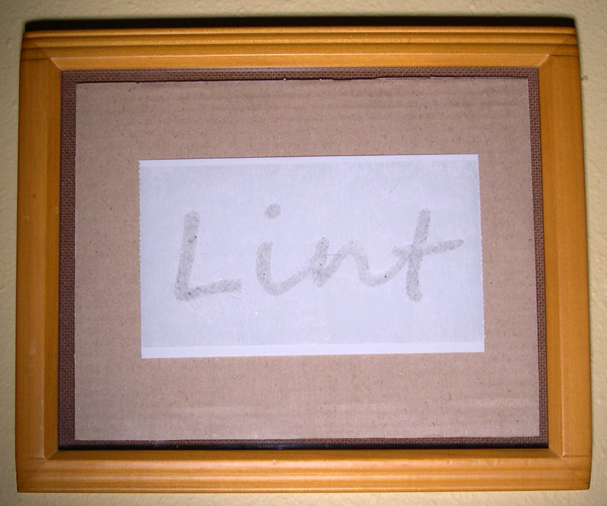 Lint Lint.'